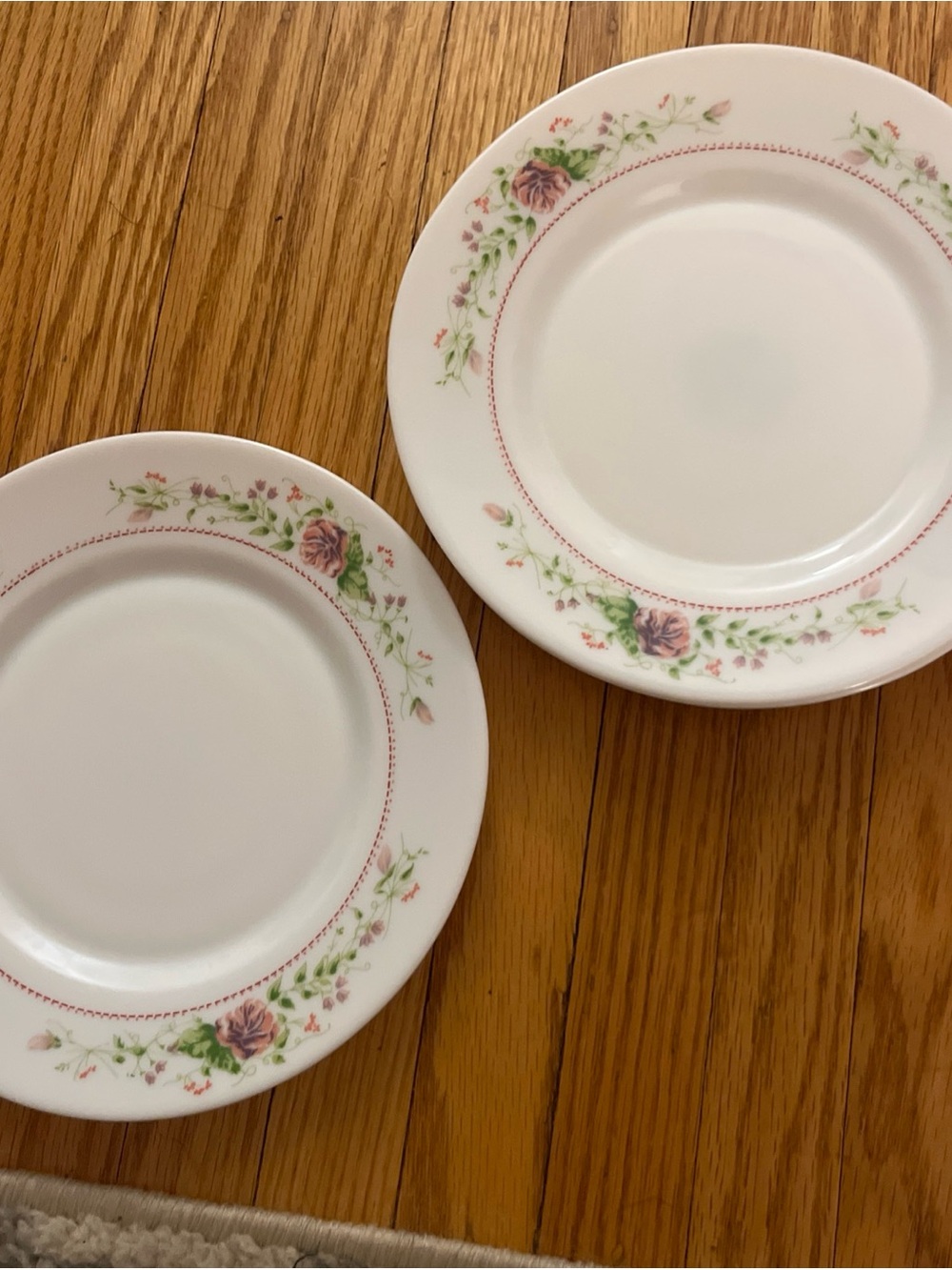 Arcopal France VICTORIAN CHARM Salad Plate 7 5/8"  set of 5